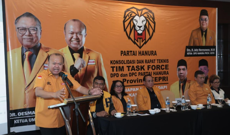 Atribut Singa Hanura Harus Masif Dipasang agar Dikenal Warga